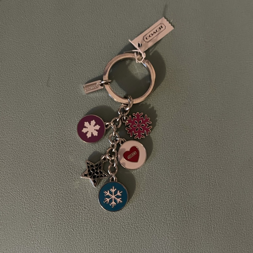 NWT Coach Key Charm